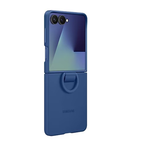 Фото - Уцінка - Чохол для смартфону Samsung Ring Case Silicone Flip 7 Blue (EF-PF766TNEGUA)