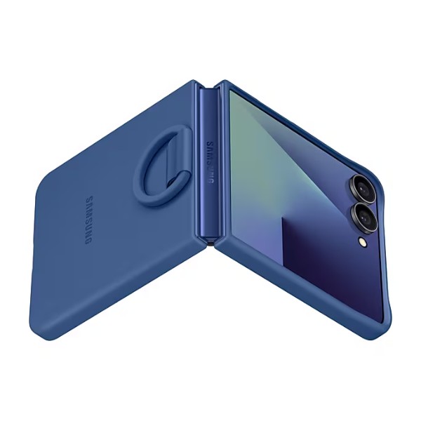 Фото - Уцінка - Чохол для смартфону Samsung Ring Case Silicone Flip 7 Blue (EF-PF766TNEGUA)