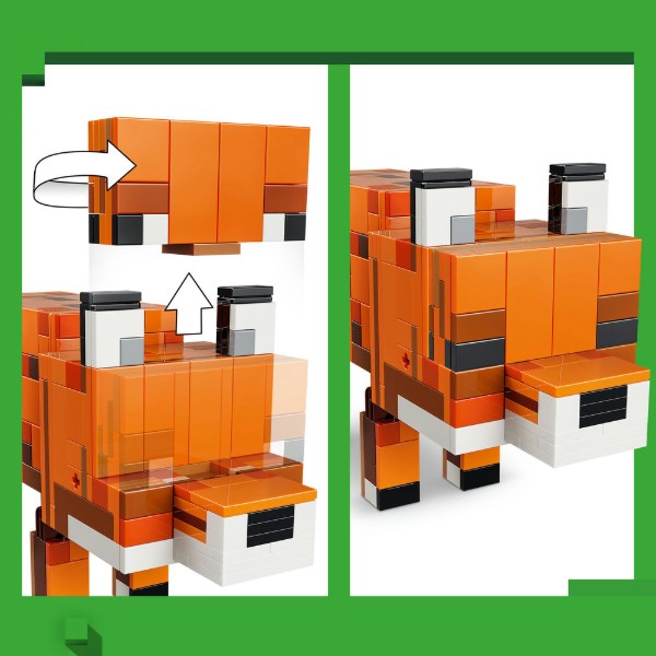 Фото - Уценка - Конструктор LEGO Minecraft Лисица (21588)