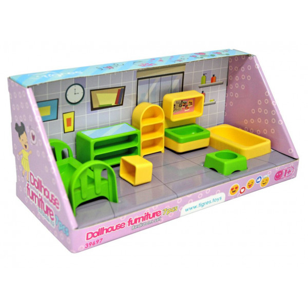 Фото - Мебель и домики для куклы Tigres Спальня 7 эл. (39697)