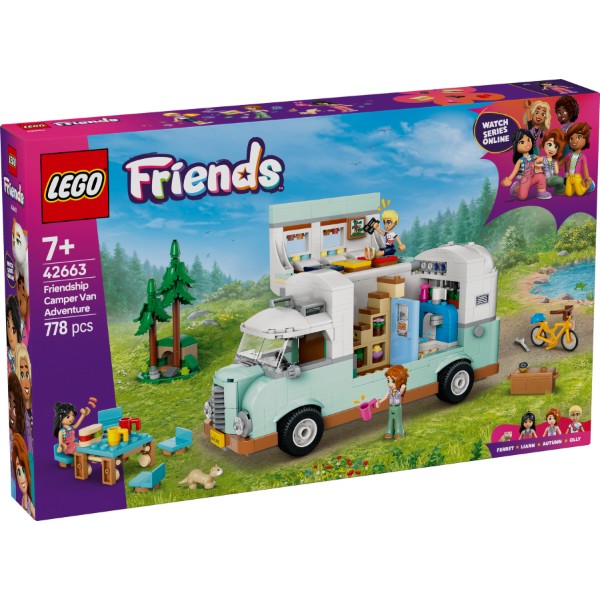 Фото - Уценка - Конструктор LEGO Friends Приключения на фургоне дружбы (42663)