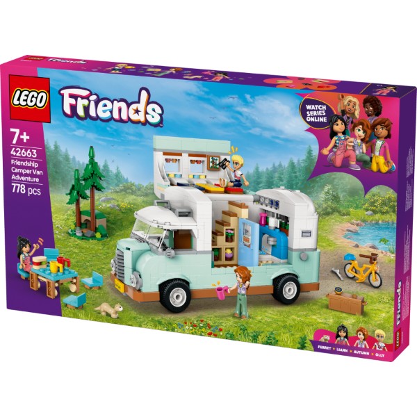 Фото - Уценка - Конструктор LEGO Friends Приключения на фургоне дружбы (42663)