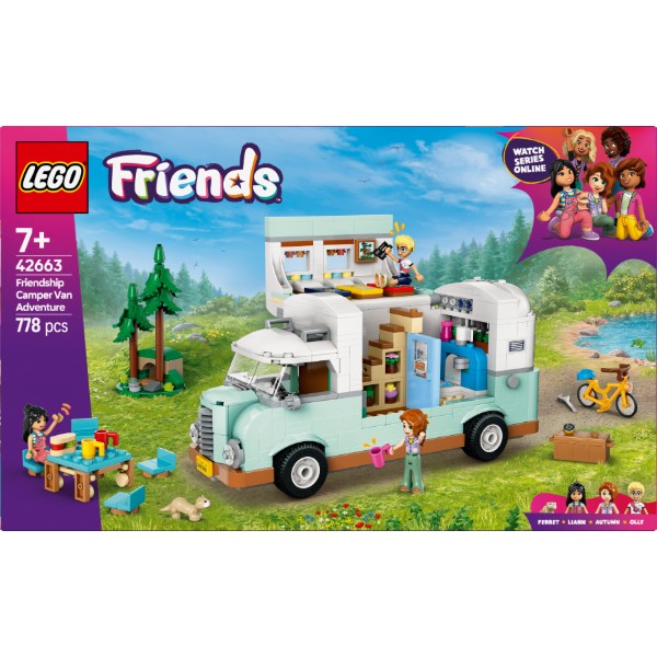 Фото - Уценка - Конструктор LEGO Friends Приключения на фургоне дружбы (42663)