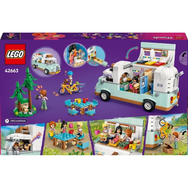 Фото - Уценка - Конструктор LEGO Friends Приключения на фургоне дружбы (42663)
