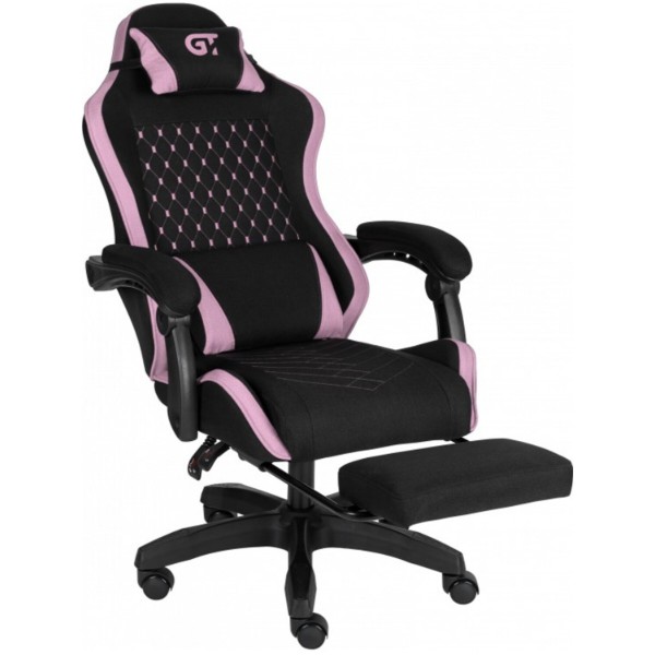 Фото - Уценка - Кресло для геймеров GT Racer X-2339 Fabric Black/Pink