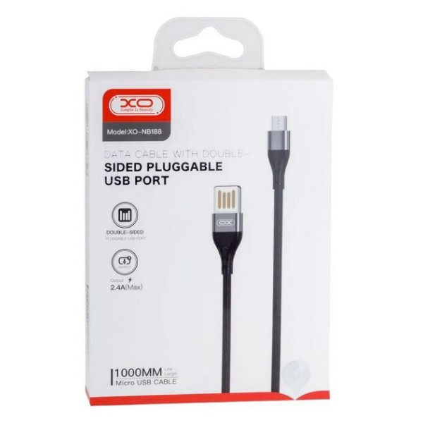Фото - Кабель XO USB A - Micro B 1m (NB188)
