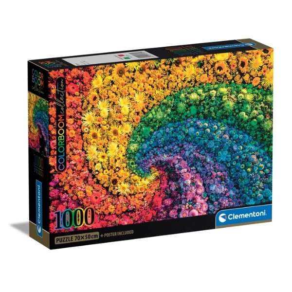 Фото - Пазлы (8+) Clementoni Цветной бум – Вихрь 1000 эл. (39779)