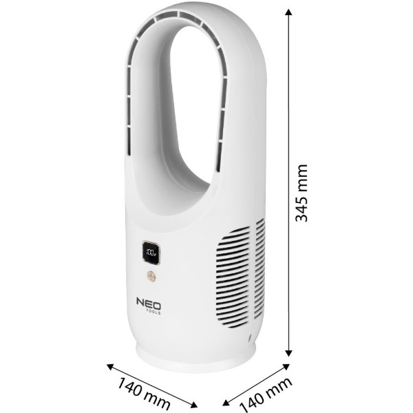 Фото - Уцінка - Вентилятор підлоговий Neo Tools 90-013 White