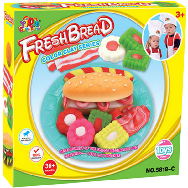 Фото - Ігровий набір UFT Playdough Fresh Bread (DOHbread)