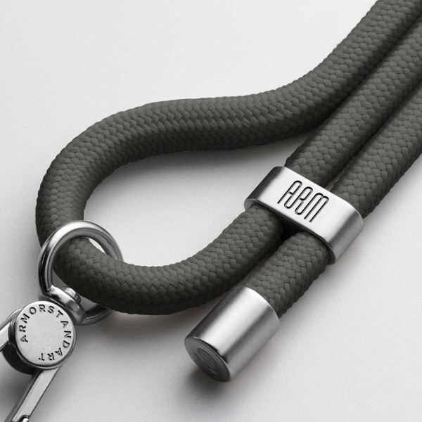 Фото - Уценка - Ремешок для смартфона Armorstandart Rope Titanium Grey with Clear holder (ARM76099)