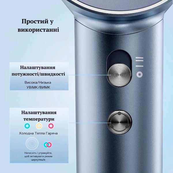 Фото - Уцінка - Фен Laifen Swift Special блакитний (1HD50-G-EU-SI-004)