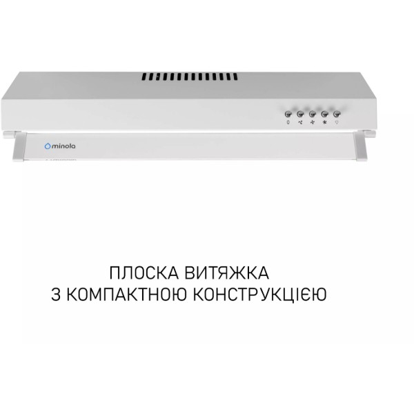 Фото - Уцінка - Витяжка традиційна Minola HPL 622 WH