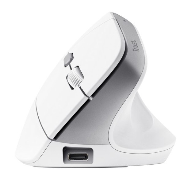 Фото - Уценка - Мышь беспроводная Trust Bayo II Ergonomic White (25398)