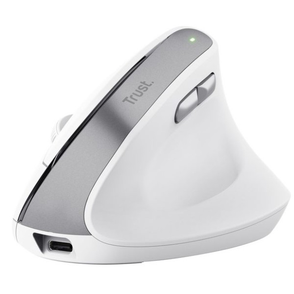 Фото - Уценка - Мышь беспроводная Trust Bayo II Ergonomic White (25398)
