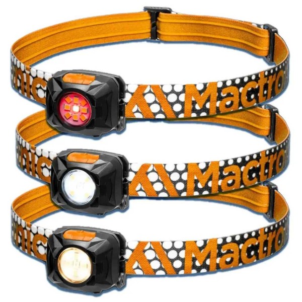 Фото - Ліхтар налобний Mactronic Rebel (400 Lm) Cool/Warm White/Red LED Recharg Type-C (AHL0061UC)