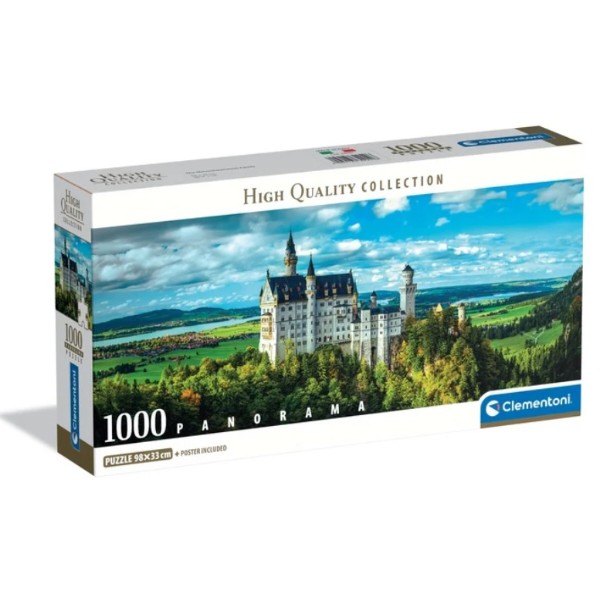Фото - Пазлы (8+) Clementoni Замок Нойшванштайн, 1000 шт. (39940)