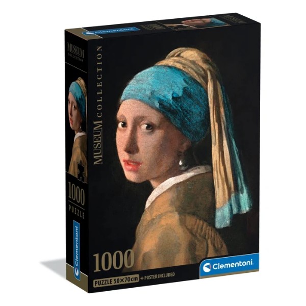 Фото - Пазли (8 +) Clementoni Яна Вермера Дівчина з перловою сережкою 1000 ел. (39967)