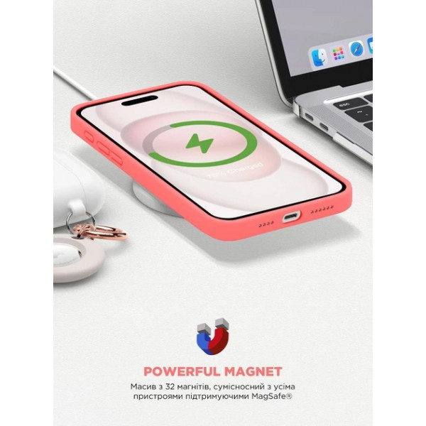 Фото - Чохол для смартфону Armorstandart ICON2 MagSafe for Apple iPhone 15 Guava (ARM72732)