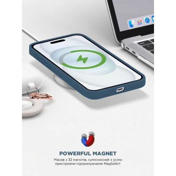 Фото - Чехол для смартфона Armorstandart ICON2 MagSafe for Apple iPhone 15 Plus Storm Blue (ARM72741)