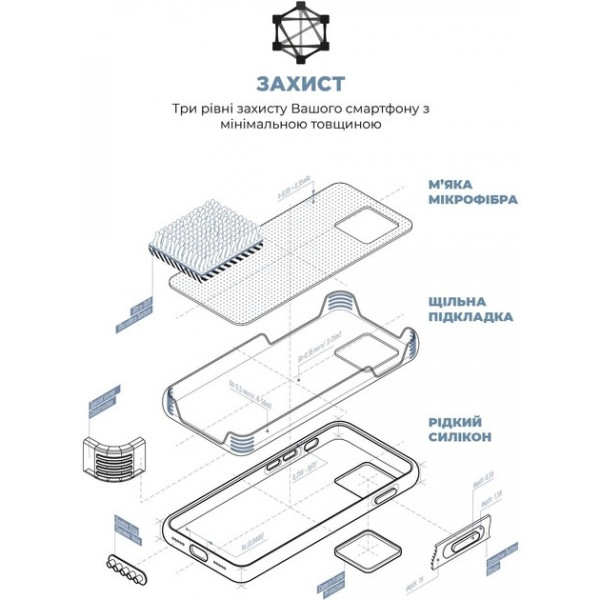 Фото - Чехол для смартфона Armorstandart ICON2 MagSafe for Apple iPhone 15 Plus Winter Blue (ARM72742)