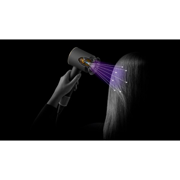 Фото - Уценка - Фен Dyson HD16 Supersonic Nural Amber Silk/Pink Champagne Янтарный шелк/ Розовое шампанское (143709-01)