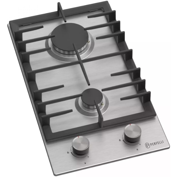 Фото - Уцінка - Варильна поверхня газова Perfelli DIAMOND M39C INOX