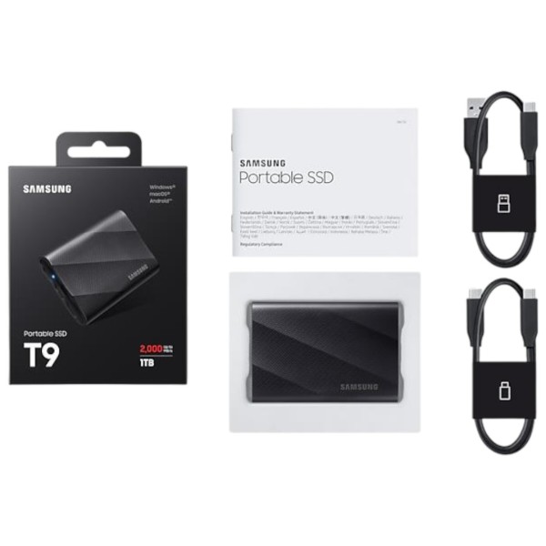 Фото - SSD-накопитель внешний Samsung USB3.2 1TB EXT.T9 (MU-PG1T0B/EU)