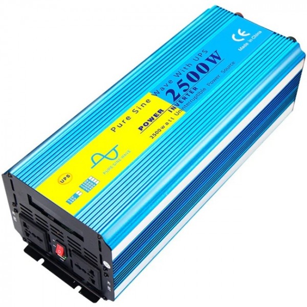 Фото - Інвертор автомобільний Choetech 12\220V 2500Вт (INV-C2500WUPS-EU)