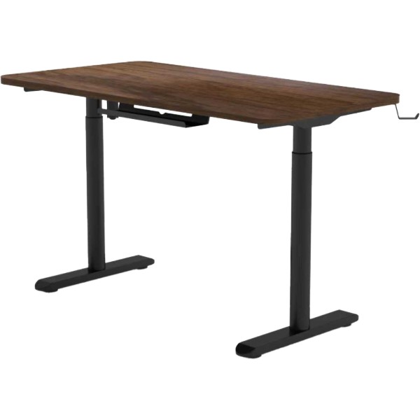 Фото - Стіл з електрорегулюванням висоти Sihoo D05 1400x700 мм Walnut/Black (D05-104/D05-107)