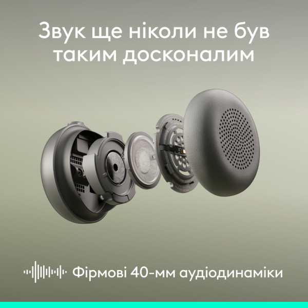 Фото - Гарнітура бездротова Logitech Zone Wireless 2 ES Off-White (981-001508)