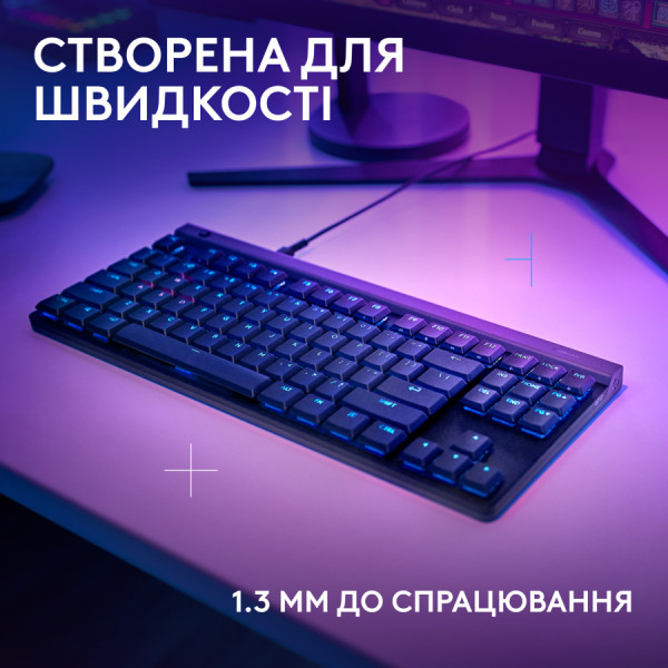 Фото - Клавіатура дротова ігрова Logitech G515 TKL Wired Gaming Keyboard Black (920-014133)