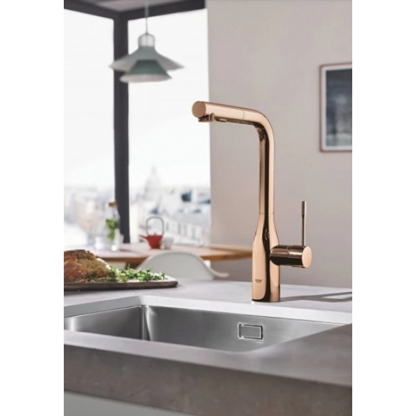 Фото - Кухонний змішувач Grohe Essence Теплий захід сонця (30270DA0)