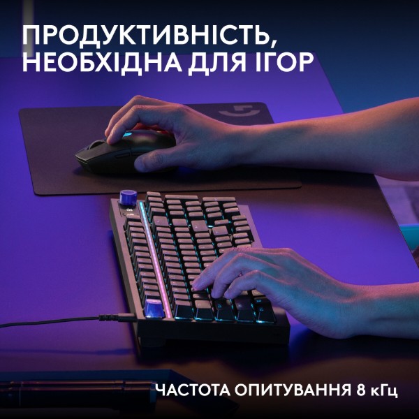 Фото - Клавіатура дротова ігрова Logitech G316 X 98 Black Tactile (920-014205)