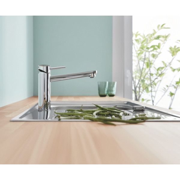 Фото - Кухонний змішувач Grohe BauClassic Хром (30576000)