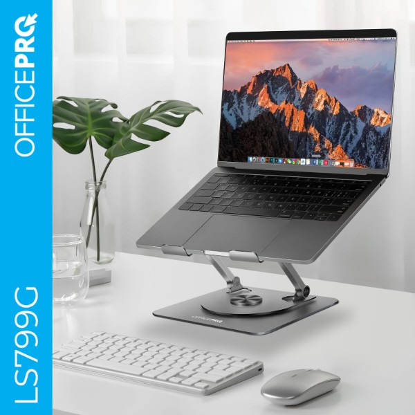 Фото - Уцінка - Підставка під ноутбук OfficePro LS799G Aluminum alloy Gray