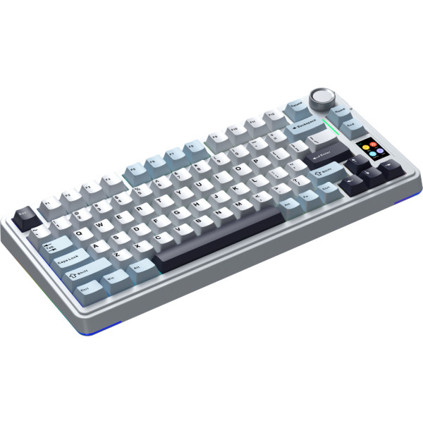 Фото - Клавіатура бездротова ігрова Aula S75Pro Wireless Keyboard Star Vector Switch, white, with UA layout (6978080502148)