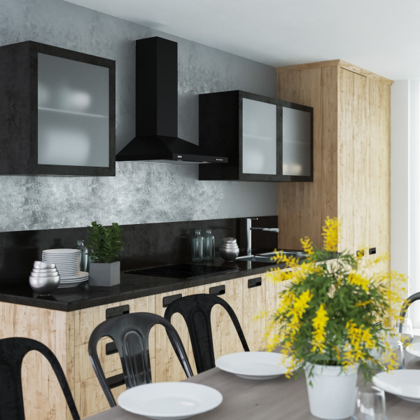 Фото - Вытяжка декоративная ELEYUS KENT 700 50 BL