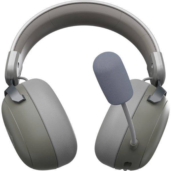 Фото - Гарнитура беспроводная игровая Ajazz AHM08 MAX 3-Mode Grey (AHM08-MAX-GW)