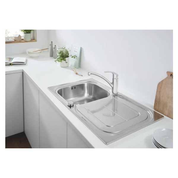 Фото - Мойка кухонная Grohe K300 45 86/50 НЕРЖ.Сталь (31563SD0)