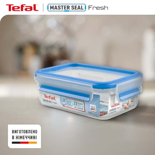 Фото - Ємність для зберігання Tefal K3021112 CLIP&CLOSE  0,55 л