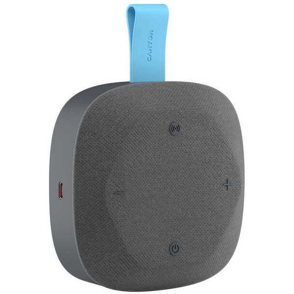 Фото - Портативна акустика Canyon HEXAGON 10 TWS 8W IPX5 Grey Blue (CNE-CBTSP10GB)