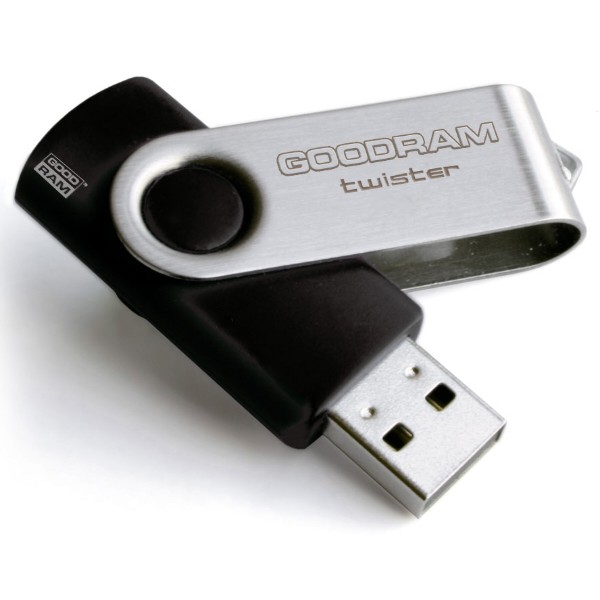 Фото - Флеш USB Goodram UTS2 Twister 32GB USB 2.0 Black Clip (UTS2-0320KKR11)