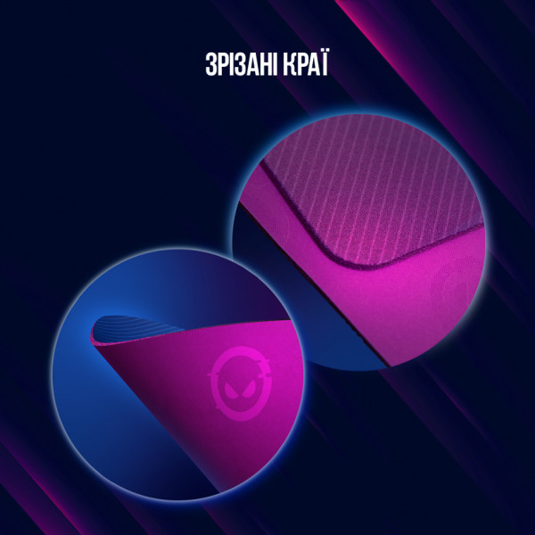 Фото - Килимок для миші ігровий Lorgar Main 133 Gaming Mouse Pad Purple (LRG-GMP133)