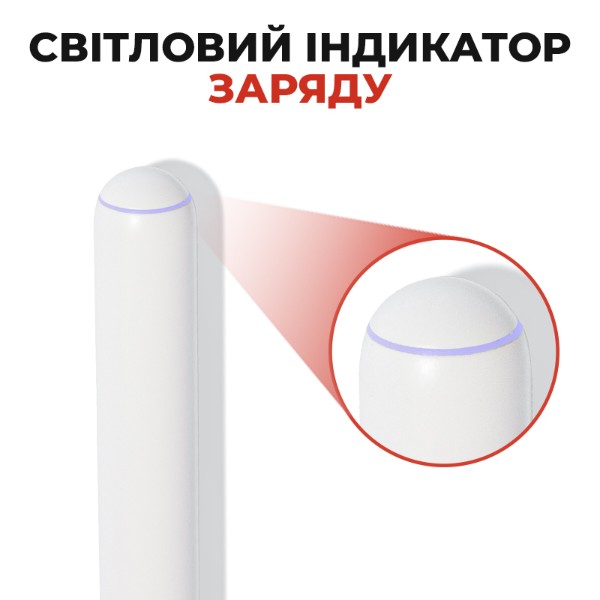 Фото - Стилус AIRON AirSens with charging case White for iPad (6126755813229)