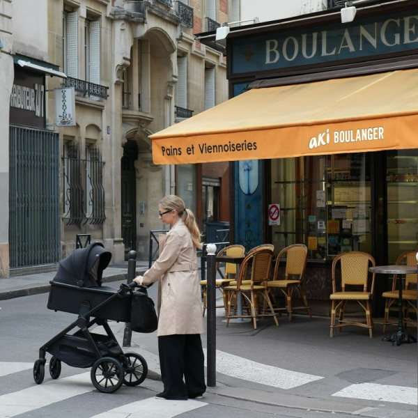 Фото - Коляска універсальна 3 в 1 Lionelo Layla Black Onyx