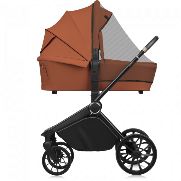 Фото - Коляска універсальна 3 в 1 Lionelo Mika Plus Brown Rust