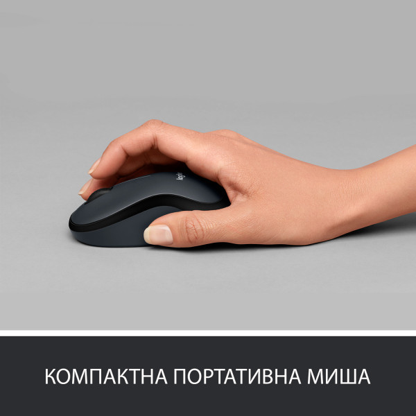 Фото - Мышь беспроводная Logitech M220 Silent Charcoal USB (910-004878)
