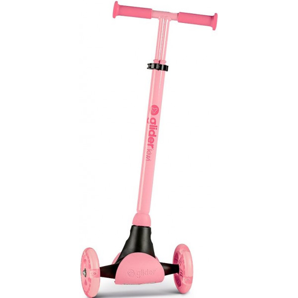 Фото - Триколісний самокат YVolution YGlider Kiwi Розовый (Y101260)