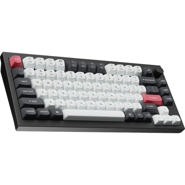 Фото - Клавиатура беспроводная Keychron Q1 HE Magnetic Switch Black RGB (Q1H-M1-UA)