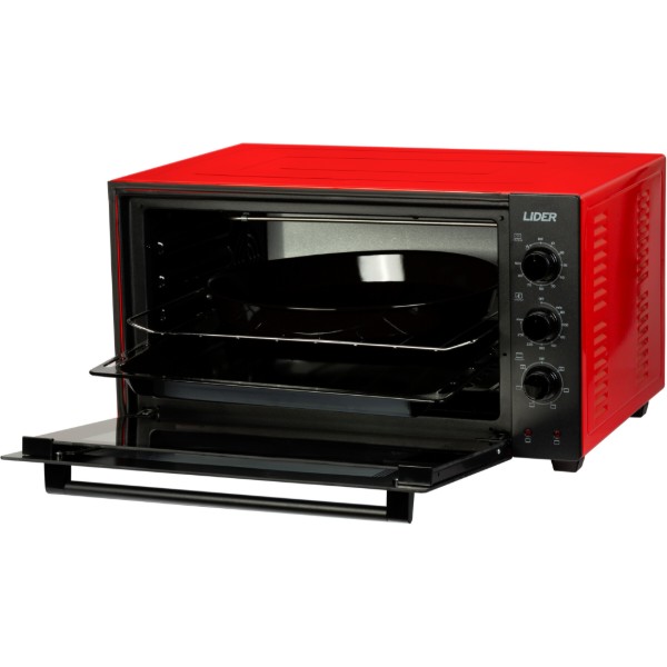 Фото - Піч електрична Lider 4223 Lux Black-Black-Red